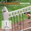 VEVOR Metallbaluster für Treppen, 13 x 1118 mm, dekorative Geländerstäbe aus Aluminiumlegierung, 11er-Pack Deckbaluster mit Schrauben, klassisches, hohles, gerades Deckgeländer – Bild 5 VEVOR Metallbaluster für Treppen, 13 x 1118 mm, dekorative Geländerstäbe aus Aluminiumlegierung, 11er-Pack Deckbaluster mit Schrauben, klassisches, hohles, gerades Deckgeländer – Bild 5