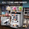 VEVOR Kommerzielle Eiscreme-Maschine, 12 L/h Einzelgeschmacksrichtung Arbeitsplatten-Eiscrememaschine für Hartes Servieren, 4,5 L Edelstahlzylinder, LED-Panel, Automatische Vorkühlung mit Reinigung – Bild 3 VEVOR Kommerzielle Eiscreme-Maschine, 12 L/h Einzelgeschmacksrichtung Arbeitsplatten-Eiscrememaschine für Hartes Servieren, 4,5 L Edelstahlzylinder, LED-Panel, Automatische Vorkühlung mit Reinigung – Bild 3