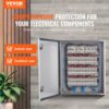 VEVOR Schaltschrank Elektroverteilerkasten, 600x500x200 mm, Edelstahl 304, Wandmontage, für elektrische und elektronische Außengeräte, Montageplatte, Scharniere, Schloss, Schutzart IP66 – Bild 2 VEVOR Schaltschrank Elektroverteilerkasten, 600x500x200 mm, Edelstahl 304, Wandmontage, für elektrische und elektronische Außengeräte, Montageplatte, Scharniere, Schloss, Schutzart IP66 – Bild 2