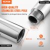 VEVOR Professionelle Tanzstange, Pole Dance Tanzstange Profi ca. 216,3-270 cm Höhenverstellbare Abnehmbare Fitnessstange Spinning Fitness Silber, Statische Tanzstange Fitnessstudios – Bild 2