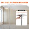 VEVOR Professionelle Tanzstange, Pole Dance Tanzstange Profi ca. 216,3-270 cm Höhenverstellbare Abnehmbare Fitnessstange Spinning Fitness Silber, Statische Tanzstange Fitnessstudios – Bild 5