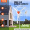 VEVOR 800 W windkraftanlage 12 V Windgenerator 3-Blatt-Windkraftgenerator mit MPPT-Regler einstellbare Windrichtung und 2,5 m/s Startwindgeschwindigkeit geeignet für Zuhause Bauernhof Wohnmobile Boote – Bild 2 VEVOR 800 W windkraftanlage 12 V Windgenerator 3-Blatt-Windkraftgenerator mit MPPT-Regler einstellbare Windrichtung und 2,5 m/s Startwindgeschwindigkeit geeignet für Zuhause Bauernhof Wohnmobile Boote – Bild 2