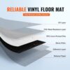 VEVOR Selbstklebende Vinyl-Bodenfliesen 91,4 x 15,2 cm, 36 Stk., 2,5 mm dick, abziehen und aufkleben, hellgraue Holzmaserung, DIY-Bodenbelag für Küche, Esszimmer, Schlafzimmer und Badezimmer – Bild 3