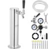 VEVOR Kegerator-Bierturm-Kit, Einzelzapfhahn-Bierumrüstsatz, Edelstahl-Fass-Bierturm-Zapfanlage mit Doppelmessgerät W21.8-Regler und S-System-Fasskupplung für Partys zu Hause VEVOR Kegerator-Bierturm-Kit, Einzelzapfhahn-Bierumrüstsatz, Edelstahl-Fass-Bierturm-Zapfanlage mit Doppelmessgerät W21.8-Regler und S-System-Fasskupplung für Partys zu Hause