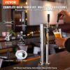 VEVOR Bierspender Bierturm, Bier-Umrüstsatz mit zwei Zapfhähnen, Bier-Turm-Zapfanlage aus Edelstahl mit Doppelmessgerät W21.8-Regler und S-System-Fasskupplung für Partys, zu Hause usw. – Bild 2 VEVOR Bierspender Bierturm, Bier-Umrüstsatz mit zwei Zapfhähnen, Bier-Turm-Zapfanlage aus Edelstahl mit Doppelmessgerät W21.8-Regler und S-System-Fasskupplung für Partys, zu Hause usw. – Bild 2