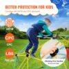 VEVOR Kletterkuppel, 2,44 m geometrisches Klettergerüst mit Rutsche, für Kinder von 3 bis 9 Jahren, Klettergerüst 272 kg Tragfähigkeit, mit Klettergriff, Indoor-/Outdoor-Spielgerät ideal Hinterhof – Bild 4