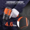 VEVOR 1,27 cm Druckluft-Schlagschrauber, hohes Drehmoment bis zu 2.000 Nm, leichte pneumatische Schlagpistole, mit 11-teiligem 1/2-Zoll-Antrieb, CR-V-Stahl-Schlagsteckschlüsselsatz und Tragetasche – Bild 4