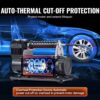 VEVOR 12 V Hochleistungs-Luftkompressor – mit digitalem Druckmesser, Reifenfüllset, tragbarer Reifenfüller mit 7,06 CFM, 150 PSI Offroad-Luftpumpe mit Adaptern für LKWs, Autos, SUVs, Allradfahrzeuge und Wohnmobile – Bild 4