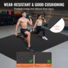 VEVOR Trainingsmatte, rutschfeste, hochdichte Premium-Yogamatte, Trainings-Yogamatte für Männer und Frauen, Fitness- und Trainingsmatte mit Tasche und Tragegurt, für alle Arten von Heim-Yoga, Pilates und Bodentraining (2,4 x 1,8 m) – Bild 4