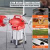 VEVOR Rohrreinigungsmaschine 120 Fuß x 5/8 Zoll, 370 W elektrische Rohrreinigungsspirale mit manueller Zuführung – mit 2 Stahlkabelabschnitten (120' x 5/8" und 23' x 3/8"), 7 Schneidern und CW/CCW-Steuerung für 1,6" bis 4" Rohre – Bild 2
