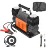 VEVOR 10,6 CFM Hochleistungs-Luftkompressor, 30 s schnelles Aufpumpen | Tragbarer Reifenfüller mit zwei Zylindern, 12 V 150 PSI Offroad-Luftpumpe mit Adaptern für LKWs, Autos, SUVs, 4 x 4-Fahrzeuge, Wohnmobile
