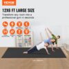 VEVOR Trainingsmatte, rutschfeste, hochdichte Premium-Yogamatte, Trainings-Yogamatte für Männer und Frauen, Fitness- und Trainingsmatte mit Tasche und Tragegurt, für alle Arten von Heim-Yoga, Pilates und Bodentraining (3,6 x 1,8 m) – Bild 2