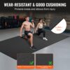 VEVOR Trainingsmatte, rutschfeste, hochdichte Premium-Yogamatte, Trainings-Yogamatte für Männer und Frauen, Fitness- und Trainingsmatte mit Tasche und Tragegurt, für alle Arten von Heim-Yoga, Pilates und Bodentraining (3,6 x 1,8 m) – Bild 4