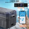 VEVOR Autokühlschrank, 25 L Dual Zone tragbarer Gefrierschrank, 12 Volt Autokühlschrank, -4℉-68℉ einstellbarer Bereich, 12/24 V DC und 100-240 V AC Kompressorkühler für Outdoor, Camping, Wohnmobil – Bild 4