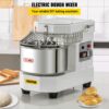 VEVOR Teigknetmaschine Küchenmaschine, 8 L Edelstahl Teigmixer, 450 W, einstellbar (130/233/414 U/min), inkl. Edelstahlschüssel, Sicherheitsschild, Timer, ideal für Bäckereien, Restaurants, Pizzeria – Bild 2