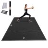 VEVOR Trainingsmatte, rutschfeste, hochdichte Premium-Yogamatte, Trainings-Yogamatte für Männer und Frauen, Fitness- und Trainingsmatte mit Tasche und Tragegurt, für alle Arten von Heim-Yoga, Pilates und Bodentraining (2,4 x 1,5 m)
