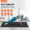 VEVOR Trainingsmatte, rutschfeste, hochdichte Premium-Yogamatte, Trainings-Yogamatte für Männer und Frauen, Fitness- und Trainingsmatte mit Tasche und Tragegurt, für alle Arten von Heim-Yoga, Pilates und Bodentraining (2,4 x 1,5 m) – Bild 2