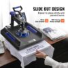 VEVOR Hitzepresse Transferpresse 38x38cm 8 in 1 Tumbler Presse T-Shirts Blau – Bild 4