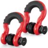 VEVOR 2er-Pack 3/4 Zoll D-Ring-Schäkel mit 7/8 Zoll Schraubstift Bruchfestigkeit 28500kg