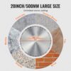 VEVOR Diamantsägeblatt Betonsägeblatt 50 cm für Nass- oder Trockenarbeiten, 12 mm Diamantsegmentsägeblatt mit schrägen Zähnen, Mittellochdurchmesser 25,4 mm, für Beton, Zementplatten, Fliesen, Ziegel – Bild 5