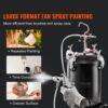VEVOR Druckbehälter für Sprühfarbe, 15 L Druckbehälter, 60 psi einstellbarer Druck, Stahl-Druckbehälter-Farbbehälter mit Spritzpistole, Schläuchen, Druckmesser, für Heimdekoration, Industrielackierung – Bild 4
