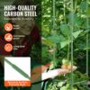 VEVOR 4er-Pack Tomatenkäfige für den Garten, 63 Zoll Tomaten-Spalier-Pflanzenpfahl-Unterstützung, stapelbarer hoher Pflanzenstützkäfig, für Hochbeete, Gemüse, Blumen und Kletterpflanzen – Bild 3