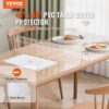VEVOR Kunststoff-Tischdecke, 40 x 60 Zoll, 2,0 mm dick, transparenter Tischschutz, rechteckige PVC-Schreibtischunterlage, wasserdichte und leicht zu reinigende Schreibtischunterlage, Tischdecke, für Büro, Kommode, Esszimmertisch, Nachttisch – Bild 2 VEVOR Kunststoff-Tischdecke, 40 x 60 Zoll, 2,0 mm dick, transparenter Tischschutz, rechteckige PVC-Schreibtischunterlage, wasserdichte und leicht zu reinigende Schreibtischunterlage, Tischdecke, für Büro, Kommode, Esszimmertisch, Nachttisch – Bild 2