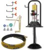 VEVOR Pneumatische 0,6-0,8Mpa Fettpumpe Druckguss-Aluminium Luftbetriebene Abschmierpumpe Durchfluss von 740 g/min Luftfettpumpe -20℃ bis 100℃ Betriebstemperatur Geeignet für 0-3# Schmierfett