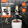 VEVOR Pneumatische 0,6-0,8Mpa Fettpumpe Druckguss-Aluminium Luftbetriebene Abschmierpumpe Durchfluss von 740 g/min Luftfettpumpe -20℃ bis 100℃ Betriebstemperatur Geeignet für 0-3# Schmierfett – Bild 2