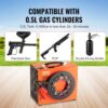 VEVOR PCP Kompressor 30 MPa/4500 PSI, Luftkompressor 0,5 L, Tragbarer PCP DC 12 V & AC 230 V Kompressor, 25min Einschaltdauer Luftpump, 600-W-Hochleistungskonverter Hochdruckpumpe Airgun Gewehr – Bild 5