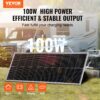 VEVOR 100W Solarpanel Kit 12V monokristallinen Solarmodul plus Laderegler 8,33A Solaranlage Umwandlungsrate von 23 % Kompatibel mit AGM-, GEL-, FLD-, LI-Batterien Ideal für Wohnmobile Yachten Zuhause – Bild 2