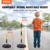 VEVOR Verkehrshütchen Verkehr Absperrpfosten 6 Stk. 285 x 285 mm Warnkegel Verkehrsleitkegel Warnleitkegel mit Kette, Leitpfostenkegel Straßensperrpfosten Gelb & Schwarz Wasser- & Sandeinspritzung – Bild 2 VEVOR Verkehrshütchen Verkehr Absperrpfosten 6 Stk. 285 x 285 mm Warnkegel Verkehrsleitkegel Warnleitkegel mit Kette, Leitpfostenkegel Straßensperrpfosten Gelb & Schwarz Wasser- & Sandeinspritzung – Bild 2