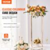 VEVOR 10er-Set Blumenhocker Eckig 28x28x80cm Blumenständer Eisen Beistelltisch Modern Blumensäule Gold-Galvanisierung Pflanzenhocker Pflanzenständer Metallständer für Dekoration von Bars Hotels Cafés – Bild 2