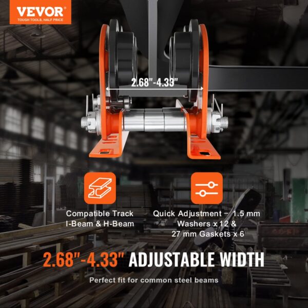 VEVOR Electric Hoist Manual Trolley 1 t 2.68 – Bild 2