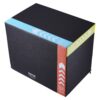 VEVOR 3-in-1-Plyometrische Sprungbox 30/24/20-Zoll-Baumwoll-Plyobox, 200 kg Gewichtstragfähigkeit, Rutschfeste Fitnessübungs-Step-Up-Box für Heimtraining, Sprungkrafttraining Schwarz Einstellbare Höhe