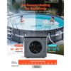 VEVOR Pool Wärmepumpe 4920 W, Elektrische Poolheizung für Aufstellpools bis 18 m³, max. COP 5,29, Geräuscharm, FI-Schutzschalter, Heiztemperatur 15–40 °C, Heiz- & Kühlmodus, Wärmetauscher – Bild 3