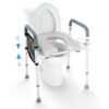 VEVOR Toilettensitzerhöhung 49-64 cm 158,76kg Universal-Toilettenerhöhung für Senioren