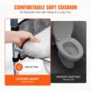 VEVOR Toilettensitzerhöhung 49-64 cm 158,76kg Universal-Toilettenerhöhung für Senioren – Bild 5