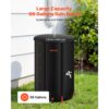 VEVOR Regentonne faltbar, 250 L tragbares Regenfass, Regenwassertank, 500D PVC-Regenwassersammelsystem, Wassertank, Regenwassertonne mit Zapfhahn und Überlaufset, Schwarz – Bild 4