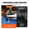 VEVOR Garagen-Bodenbeschläge, 305 x 305 x 13,4 mm, 25er-Set Industrieboden, rutschfeste doppelseitige Struktur-Garagenboden, für Garagen, Keller, Reparaturwerkstätten, Blau – Bild 5