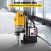 VEVOR 1100 W Magnetbohrmaschine mit 40mm Bohrdurchmesser MD40 Magnetbohrmaschine 12000 N Magnetkraft Magnetbohrsystem 670 U/min mit 6-teiligem HSS-Ringschneider-Set – Bild 2