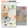 VEVOR Kommerzieller Gemüseschneider, 1/4 Zoll Obstschneider, Gemüseschneider aus Edelstahl & Aluminiumlegierung, Manueller Gemüseschneider, für Radieschen, Zwiebeln, Kartoffeln, Zitronen – Bild 3 VEVOR Kommerzieller Gemüseschneider, 1/4 Zoll Obstschneider, Gemüseschneider aus Edelstahl & Aluminiumlegierung, Manueller Gemüseschneider, für Radieschen, Zwiebeln, Kartoffeln, Zitronen – Bild 3