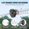 VEVOR Zipline Seilrutsche 24,38 m Seilbahn, Zip Line Kit bis 150 kg, Backyard Zip Line Kit mit Verbessertem Federbremssystem, Seilbahn für Garten Außenbereich (Nur für Teenager. Nicht für Erwachsene.) – Bild 4