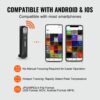 VEVOR Wärmebildkamera für Android und IOS, kabellose Infrarot-Wärmebildkamera mit 256 x 192 IR-Auflösung, WLAN und visueller Kamera, Wärmebildkamera mit 25 Hz Bildwiederholfrequenz für Smartphones – Bild 3