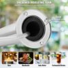 VEVOR Bierzapfturm mit 3 Zapfhähnen, Bierfassturm aus Edelstahl, Kegerator-Turm-Kit mit Vormontierten Schläuchen & selbstschließenden Zapfhähnen für Partys, Bars, Pubs und Restaurants – Bild 3