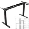 VEVOR Schreibtisch Gestell mit Doppelmotor, einstellbare Höhe von 70-117 cm und Länge 110-178 cm, elektrisches Tischgestell, ergonomische DIY-Arbeitsplatzbasis (nur schwarzer Rahmen) VEVOR Schreibtisch Gestell mit Doppelmotor, einstellbare Höhe von 70-117 cm und Länge 110-178 cm, elektrisches Tischgestell, ergonomische DIY-Arbeitsplatzbasis (nur schwarzer Rahmen)