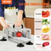 VEVOR Kommerzieller Tomatenschneider, 3/8 Zoll Tomatenschneider, Hochleistungs-Tomatenschneider aus Edelstahl, Manueller Gemüseschneider, zum Schneiden von Tomaten, Gurken, Bananen – Bild 2 VEVOR Kommerzieller Tomatenschneider, 3/8 Zoll Tomatenschneider, Hochleistungs-Tomatenschneider aus Edelstahl, Manueller Gemüseschneider, zum Schneiden von Tomaten, Gurken, Bananen – Bild 2