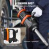 VEVOR Druckluftschrauber 3000 U/min, bis zu 7016 nm pneumatische Schlagpistole mit 20 cm verlängertem Amboss für Reparaturen und Wartung von Schwerlastmaschinen / Sattelschleppern – Bild 3