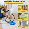 VEVOR Pro Airless-Wandfarbspritzgerät, 1800 W elektrisches Spritzpistolen-Set, einstellbarer Sprühdruck mit Rohr für Wand- und Decken-/Holz- und Metallfarbe – Bild 2