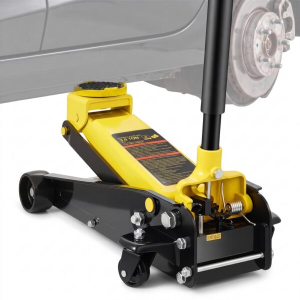 VEVOR Wagenheber, 3 Tonnen niedriger Wagenheber, Hochleistungs-Rennwagenheber aus Stahl mit Einkolben-Schnellhubpumpe, Hubbereich des Wagenhebers 5,12"-20 VEVOR Wagenheber, 3 Tonnen niedriger Wagenheber, Hochleistungs-Rennwagenheber aus Stahl mit Einkolben-Schnellhubpumpe, Hubbereich des Wagenhebers 5,12"-20